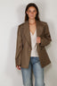 RÓHE - Blazer - Hourglass Shaped Blazer - Desert Brown