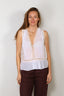 Forte_Forte - Top - Co/Se Voile And Lace Top - Crystal