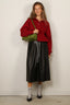 Johny - Sweater - Mellie Polo Long Sleeve - Burgundy