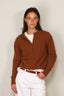 BYLOTTE Studios - Vest - June Cardigan - Tabacco