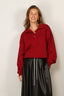 Johny - Sweater - Mellie Polo Long Sleeve - Burgundy