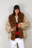Rotate - Jas - Faux Fur Collar Jacket - Cement