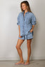 Suzie Kondi - Blouse - Kappa Button-Up Shirt Denim - Okeanos