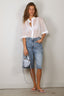 RÓHE - Short - Baggy Fit Denim Shorts - Classic Blue