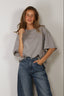 BYLOTTE Studios - T-shirt - Hailey Tee - Grey Melange