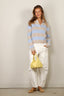 Kujten - Trui - Royce Stripe - Celestial