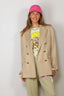 Golden Goose - Blazer - Double-Breasted Blazer Gabardine - Sand