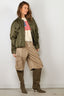Kassl Editions - Jas - Bomber Short Nylon/Wax - Khaki