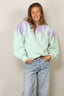 SAGE AND IVY - Sweater - Sigrid - Mint / Lila