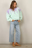SAGE AND IVY - Sweater - Sigrid - Mint / Lila