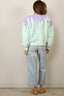 SAGE AND IVY - Sweater - Sigrid - Mint / Lila