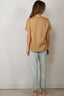 Ganni - T-Shirt - Basic Cotton Jersey Pink Western Boot - Sand