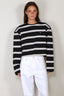 BYLOTTE Studios - Top - Ivy Longsleeve - Navy / White / Bordeaux