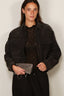 Denimist - Blouse - Cropped Utility Shirt - Washed Black Cord