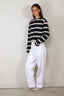 BYLOTTE Studios - Top - Ivy Longsleeve - Navy / White / Bordeaux