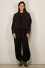 Denimist - Blouse - Cropped Utility Shirt - Washed Black Cord