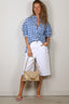RÓHE - Short - Baggy Denim Shorts - Optic White