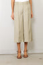 Forte_Forte - Broek - Viscose Hopsack Cropped Pants - Fieno
