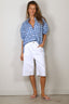 Tibi - Blouse - Otis Check Oversized Shirt - Blue Multi