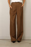 Forte_Forte - Broek - Grain De Poudre High Waist Pants - Gold