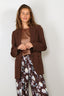 Forte_Forte - Blazer - Envers Satin Matte Jacket - Chocolat