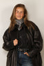 R13 - Sjaal - Folded Scarf - Black And White Floral