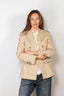 Golden Goose - blazer - Double-Breasted Blazer Gabardine - Sand