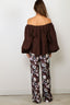 Forte_Forte - Top - Chic Taffettas Couture Shirt - Chocolat