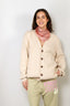 Golden Goose - Vest - Knit Cardigan Organic Cotton - Travertine