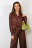 Forte_Forte - Blouse - Co/Se Voile Shirt - Chocolat
