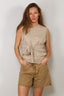 Liya - Top - Debardeur Sleevy - Sand