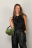 Forte_Forte - Top - Silk Satin LavalliSre Top - Black