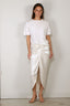 Rotate - Rok - Sequins Knot Skirt - Egret