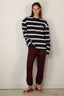 BYLOTTE Studios - Top - Lily Longsleeve - Navy / White / Bordeaux