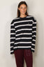 BYLOTTE Studios - Top - Lily Longsleeve - Navy / White / Bordeaux