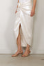Rotate - Rok - Sequins Knot Skirt - Egret
