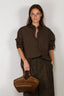 Aiayu - Blouse - Shirt - Smokey Brown
