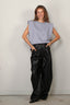 SAGE AND IVY - Broek - Sora - Black Leather
