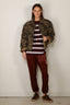 BYLOTTE Studios - Top - Lily Longsleeve - Bordeaux / White / Navy