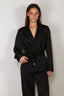 
Forte_Forte - Jacket - "The Lotus" Fluid Jacquard Pajama Jacket - Notte
