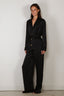 
Forte_Forte - Jacket - "The Lotus" Fluid Jacquard Pajama Jacket - Notte

