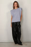 SAGE AND IVY - Broek - Sora - Black Leather