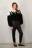 SAGE AND IVY - Sweater - Sigrid - Cream / Black