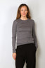 Rohe - Top - Fine Merino Long Sleeve - Mid Grey Melange