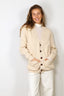 Golden Goose - Vest - Knit Cardigan Organic Cotton - Travertine
