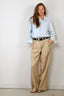 Golden Goose - Pantalon - Pant Wide Leg Gabardine - Sand