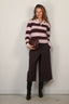 Kujten - Trui - Royce Stripe - Milano Blush