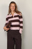 Kujten - Trui - Royce Stripe - Milano Blush