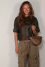 TWP - Blouse - My Newest Mistake Leather - Beetle