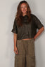 TWP - Blouse - My Newest Mistake Leather - Beetle